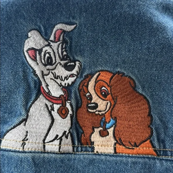Vintage Disney Lady and the Tramp denim dress - Picture 4 of 6
